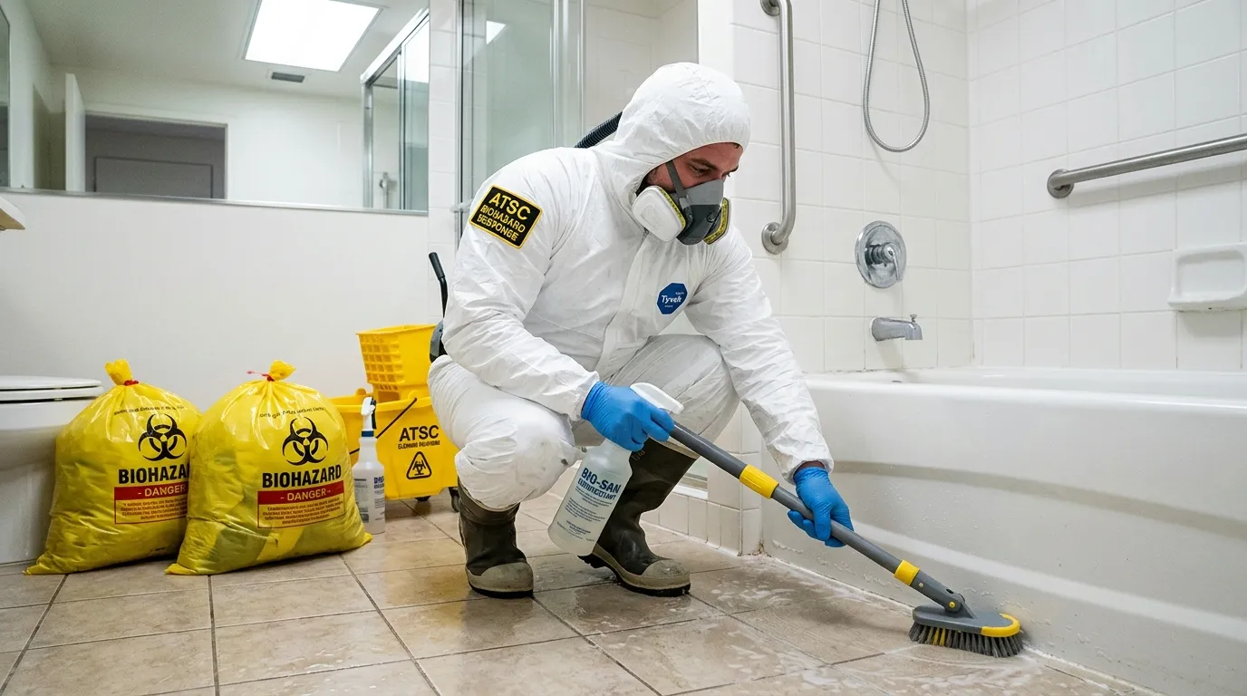 Decontamination equipment deployed for Blood Cleanup in Coal City